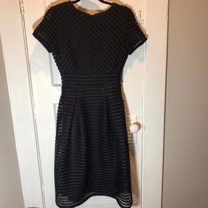 Boohoo Black Midi Length Short sleeve Dress